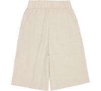 KnowledgeCotton Apparel Damen Eve Culotte High-Rise Wide Linen Shorts (Größe S, beige)