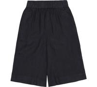 KnowledgeCotton Apparel Damen Eve Culotte High-Rise Wide Linen Shorts (Größe S, schwarz)