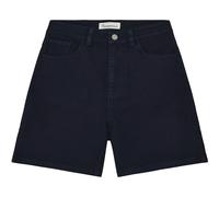 KnowledgeCotton Apparel Damen Gale Straight Mid-Rise Twill Shorts (Größe INCH 28, blau)