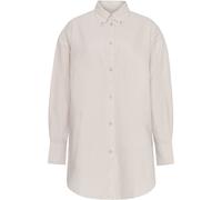 KnowledgeCotton Apparel Damen Oxford Loose Fit Bluse (Größe L, beige)