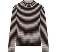 KnowledgeCotton Apparel Rib High Neck Damen Longsleeves braun Größe XS Lifestyle Hautfreundlich