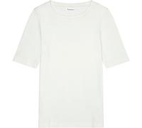 KnowledgeCotton Apparel Damen Rib T-Shirt (Größe S, weiss)