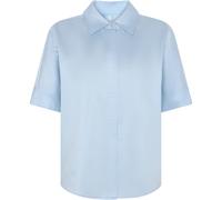 KnowledgeCotton Apparel - Women's Organic Cotton Shirt - Bluse, Gr. L, blau (Skyway)
