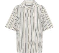 KnowledgeCotton Apparel Damen Seersucker Stripe Bluse (Größe M, mehrfarbig)