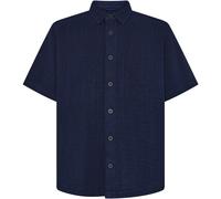 KnowledgeCotton Apparel Dobby Herren Hemden blau Größe L Lifestyle Hautfreundlich