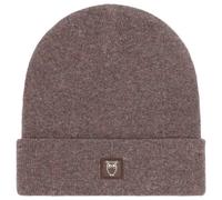 KnowledgeCotton Apparel Double Layer Woll-Mütze Demitasse brown O/S