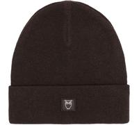 KnowledgeCotton Apparel Double Layer Wool Beanie chocolate torte - Größe One size