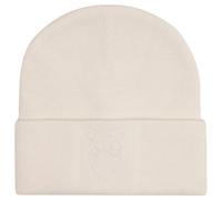 KnowledgeCotton Apparel - Embossed Owl DL Wool Beanie - Mütze, Gr. One Size, beige (Egret)