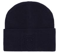 KnowledgeCotton Apparel Embossed Owl Mützen & Beanies blau Größe ONE SIZE Lifestyle Atmungsaktiv