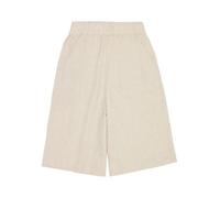 KnowledgeCotton Apparel EVE Culotte hohe Leinen-Shorts - GOTS/Vegan beige (yarndyed-light-feather-gray) S