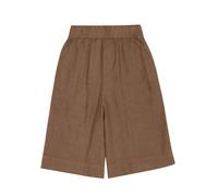 KnowledgeCotton Apparel EVE Culotte hohe Leinen-Shorts - GOTS/Vegan braun (tuffet) XS