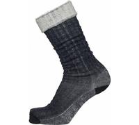 KnowledgeCotton Apparel Extra lange Wintersocken HIGH TERRY SOCKS mit Bio-Wolle blau (total eclipse) 35-38