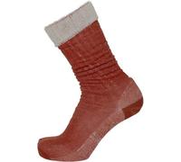 KnowledgeCotton Apparel Extra lange Wintersocken HIGH TERRY SOCKS mit Bio-Wolle rot (arabian spice) 35-38