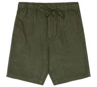 KnowledgeCotton Apparel - Fig Loose Linen Shorts - Shorts, Gr. L, oliv (BurnedOlive)