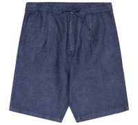 KnowledgeCotton Apparel - Fig Loose Linen Shorts - Shorts, Gr. M, blau (TotalEclipse)