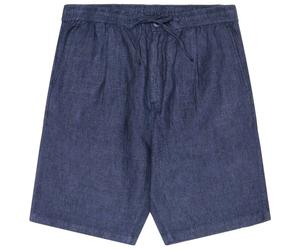 KnowledgeCotton Apparel - Fig Loose Linen Shorts - Shorts, Gr. S, blau (TotalEclipse)