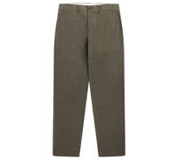 KnowledgeCotton Apparel Flanell-Chino-Hose CHUCK Dark Olive W28 L32