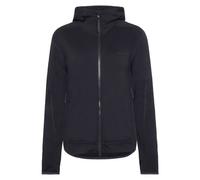 KnowledgeCotton Apparel Fleece-Pullover mit Kapuze DYNAMIC aus Merinowolle - Damen schwarz (black jet) L