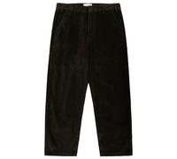 KnowledgeCotton Apparel - Flint Wide 14 Wales Corduroy Chino - Freizeithose, Gr. L-XL 31 - Length: 34'', schwarz (ChocolateTorte)