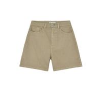 KnowledgeCotton Apparel GALE gerade Mid-Rise Twill 5-Pocket-Shorts - GOTS/Vegan grün (twill)
