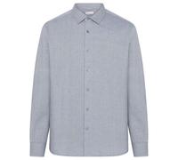 KnowledgeCotton Apparel Hemd Vintage Indigo - Größe L Blau L