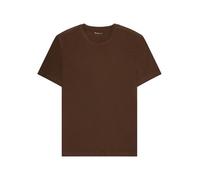 KnowledgeCotton Apparel Herren Basic Tee "AGNAR" - GOTS/Vegan Demitasse (Dunkelbraun) XL