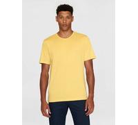 KnowledgeCotton Apparel Herren Basic Tee "AGNAR" - GOTS/Vegan Gelb (Misted Yellow) XL