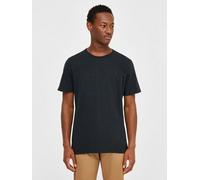 KnowledgeCotton Apparel Herren Basic Tee "AGNAR" - GOTS/Vegan Jet Black (Schwarz) XL