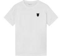KnowledgeCotton Apparel Herren Chest Embroidery T-Shirt (Größe S, weiss)