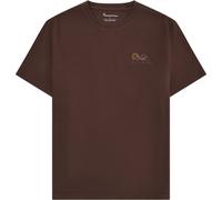 KnowledgeCotton Apparel Herren Chest Print T-Shirt (Größe L, braun)
