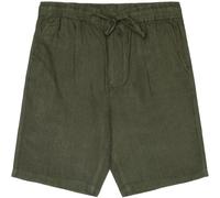 KnowledgeCotton Apparel Herren Fig Loose Linen Shorts (Größe L, oliv)