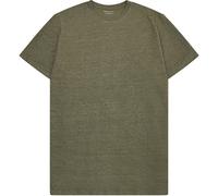 KnowledgeCotton Apparel Herren Linen T-Shirt (Größe S, oliv)