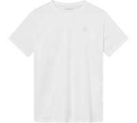 KnowledgeCotton Apparel T-Shirt LOKE Badge aus Bio-Baumwolle - ROC/GOTS/Vegan weiss (bright) white XL