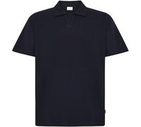 KnowledgeCotton Apparel Herren Loose Bouclé Polo T-Shirt (Größe XL, blau)