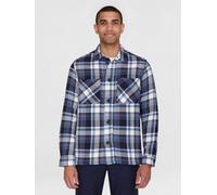 KnowledgeCotton Apparel Kariertes Overshirt CHECKED aus Bio-Baumwolle Blau (blue check) M