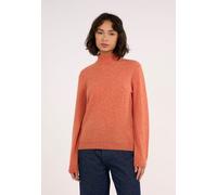 KnowledgeCotton Apparel Knowledge Cotton Apparel - Rollkragen Pullover Lambswool Autumn Leaf (Orange) M
