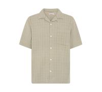 KnowledgeCotton Apparel Herren Structure Hemd (Größe L, blau)