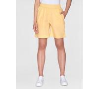 KnowledgeCotton Apparel Kurze Hose - POSEY Wide Mid-Rise Poplin Bermuda Shorts - aus Bio-Baumwolle Gelb (Impala) 40