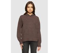 KnowledgeCotton Apparel Lambswool Hood Knit - Strickhoodie aus Schurwolle