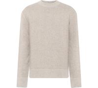 KnowledgeCotton Apparel Lambswool Jacquard Herren Pullover beige Größe XL Lifestyle Geruchsneutralisierend