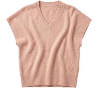 KnowledgeCotton Apparel Lambswool Knit Vest Damen Pullover beige Größe M Lifestyle Hautfreundlich