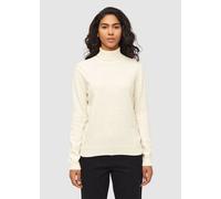 KnowledgeCotton Apparel Lambswool Roll Neck Buttercream L