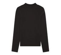 KnowledgeCotton Apparel Langarmshirt - Rib high neck long sleeved - aus Bio-Baumwolle Braun (chocolate-torte) XL