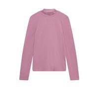 KnowledgeCotton Apparel Langarmshirt - Rib high neck long sleeved - aus Bio-Baumwolle Rosa (Orchid-Haze) M