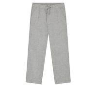 KnowledgeCotton Apparel Lange Hose FIG Loose aus Bio-Leinen grau-yarndyed (ultimate-grey) XL