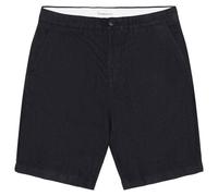 KnowledgeCotton Apparel Leinen-Shorts CHUCK Black Jet W34