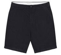 KnowledgeCotton Apparel Leinen-Shorts CHUCK Black Jet W36