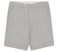 KnowledgeCotton Apparel Regular Shorts CHUCK aus Bio-Leinen grau-yarndyed-ultimate-grey 29