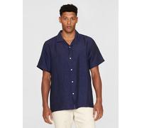 KNOWLEDGE COTTON APPAREL Leinenhemd blau | L