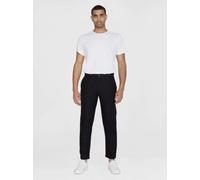 KnowledgeCotton Apparel Leinenhose - CHUCK regular linen pant Schwarz (Black Jet) 30 / 32"